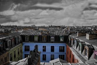 Les toits de Paris en couleur N°1