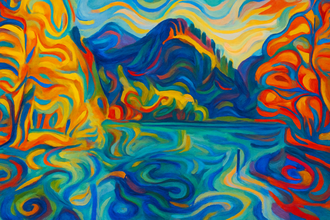 Paysage abstrait