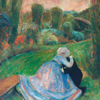 Un amour de Saint-Valentin selon Renoir signé JV