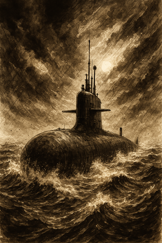 Sous-marin dans l’Atlantique 